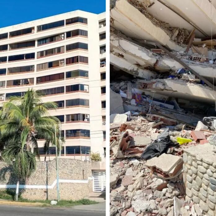 La niña se encontraba en el primer piso del edificio - Familia Blanco a BBC