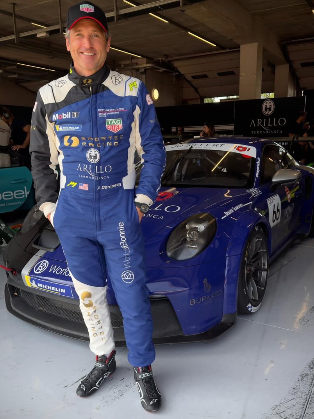 Patrick Dempsey heredó de su padre su pasión por el automovilismo; corrió en las 24 horas de Le Mans, fundó su propio equipo de competencia y estrenó un documental sobre su experiencia en el deporte (Foto: Instagram @patrickdempsey)