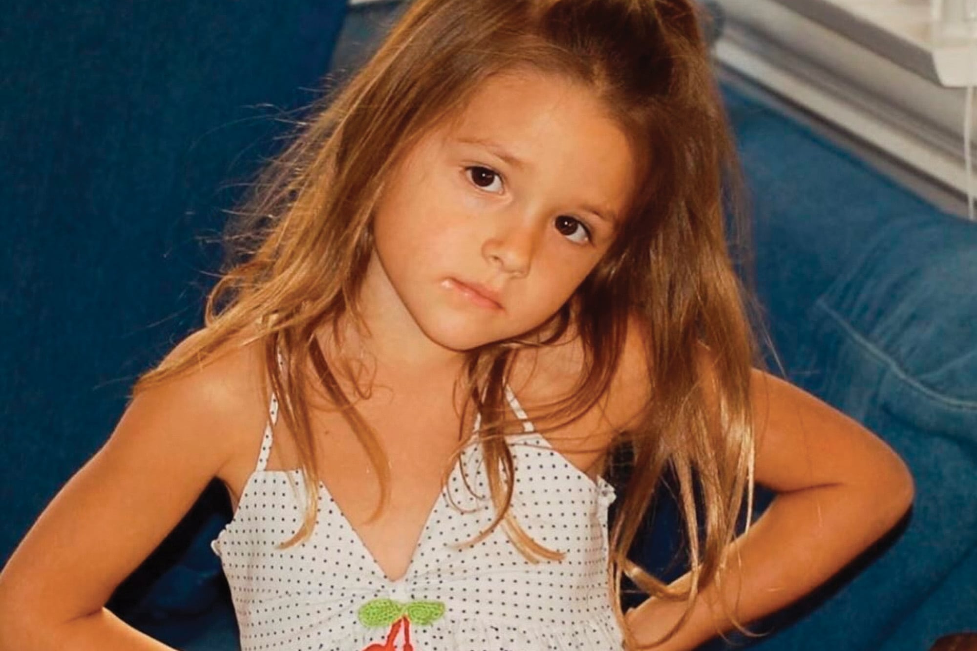 Una tierna foto de su infancia