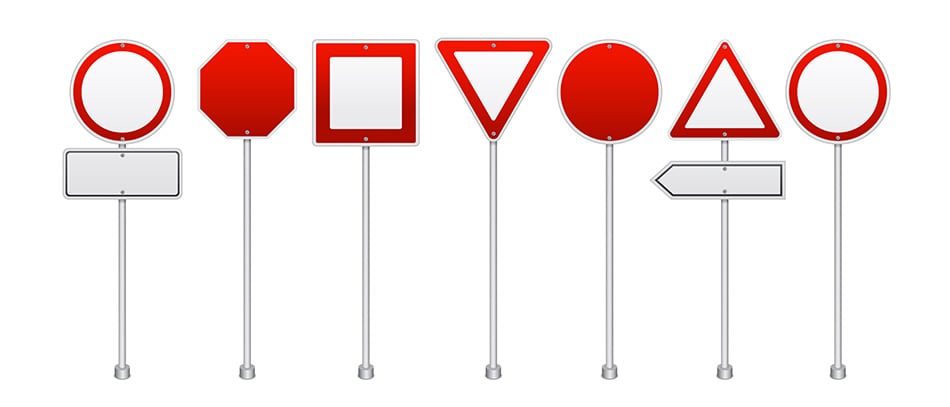Cada forma y color busca transmitir un mensaje específico