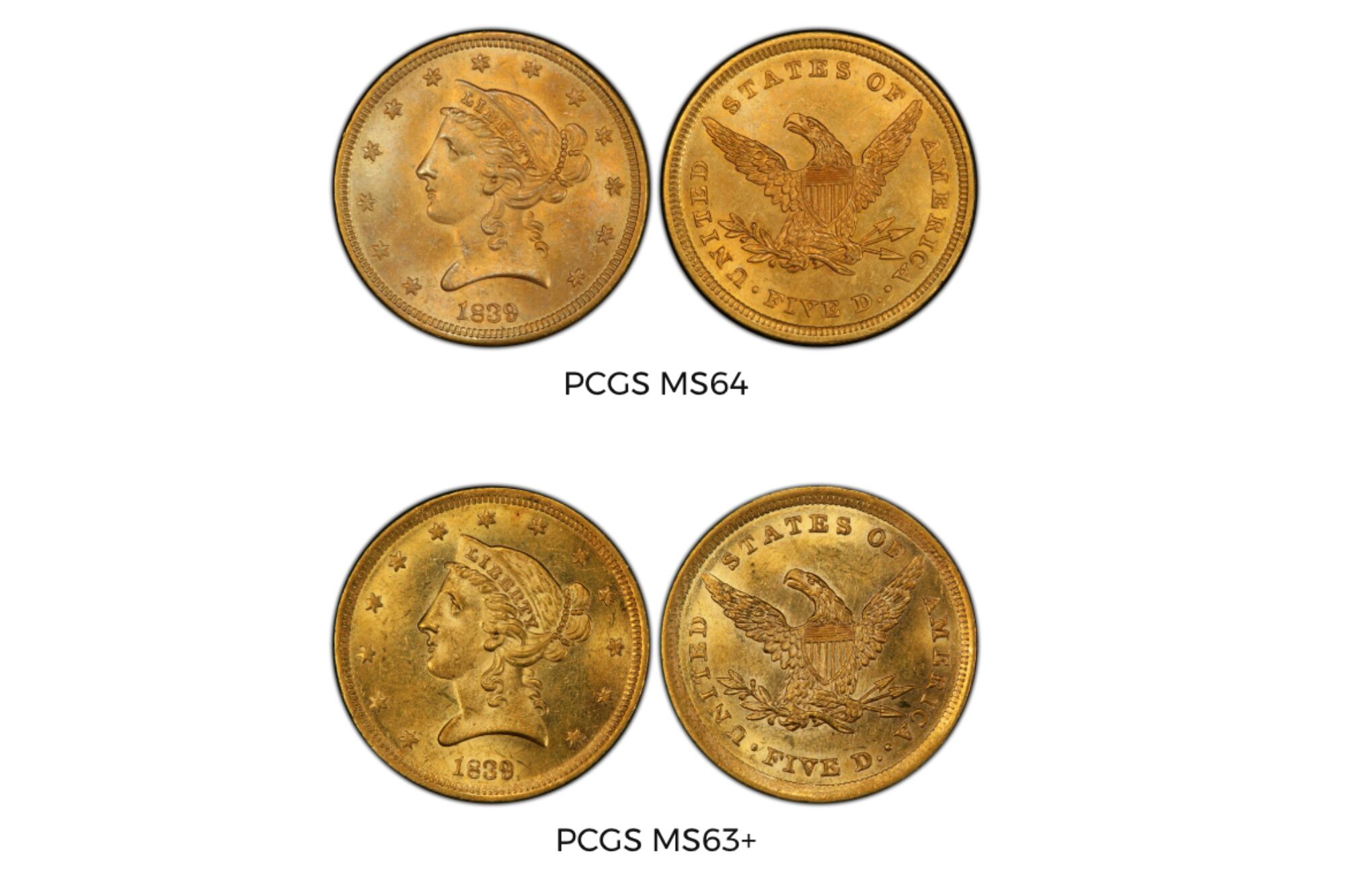 Un ejemplar en MS64 se vendió en Heritage Auctions por US$80.500