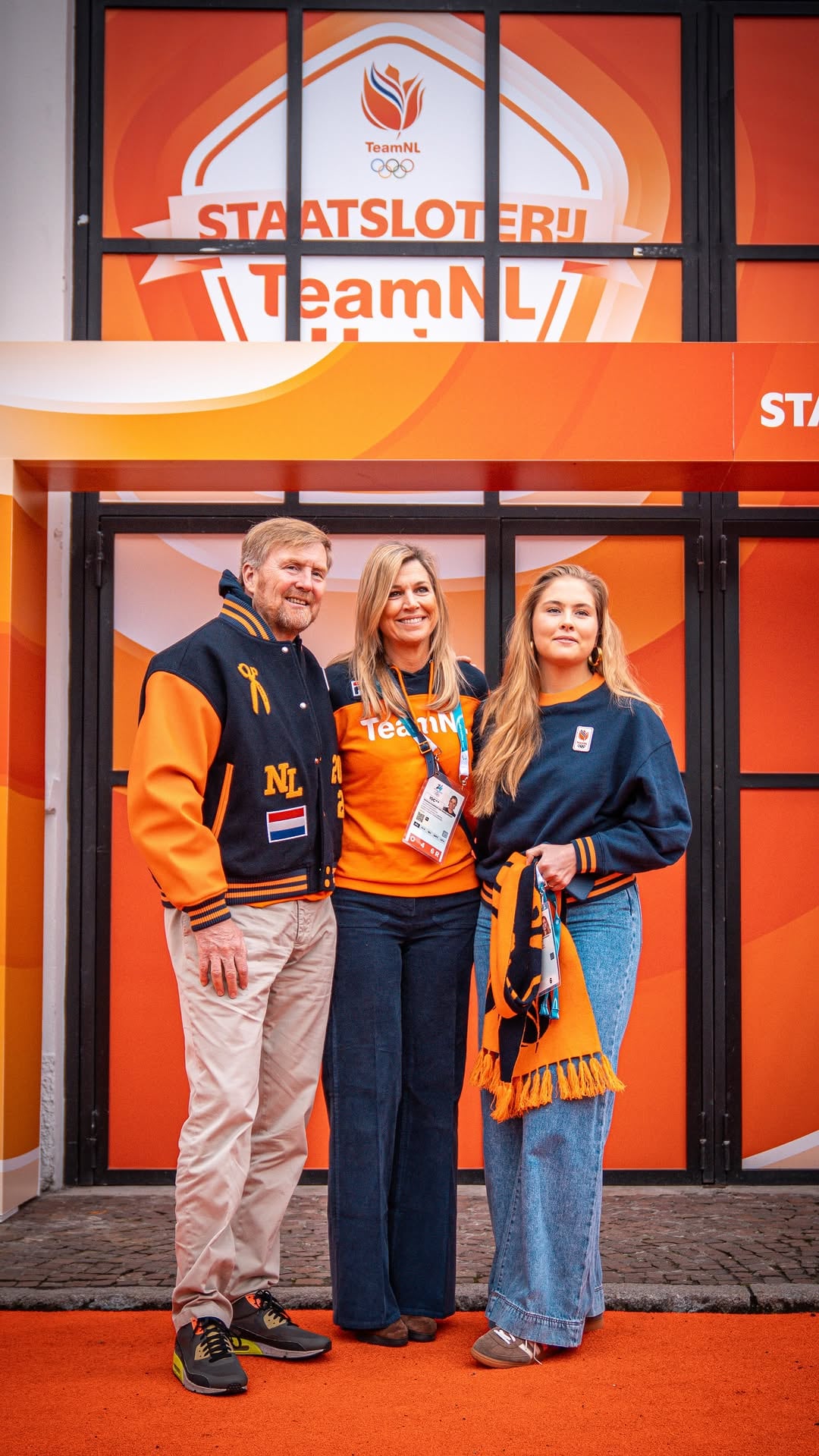 Este sábado los monarcas y la princesa visitaron la Villa Olímpica (Foto: Instagram @teamnlhuis)