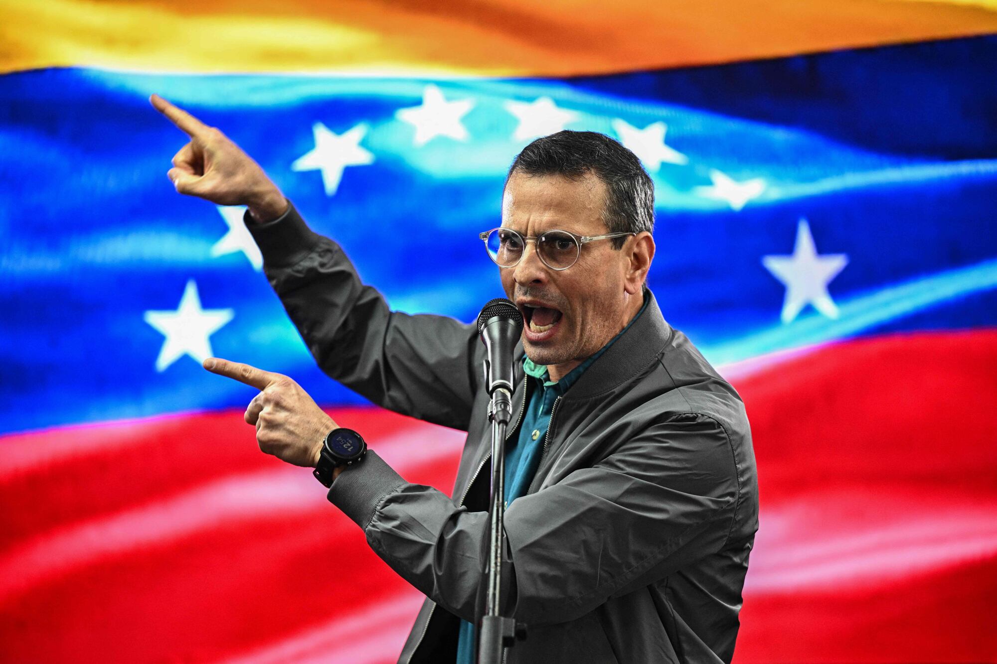 El excandidato presidencial Henrique Capriles