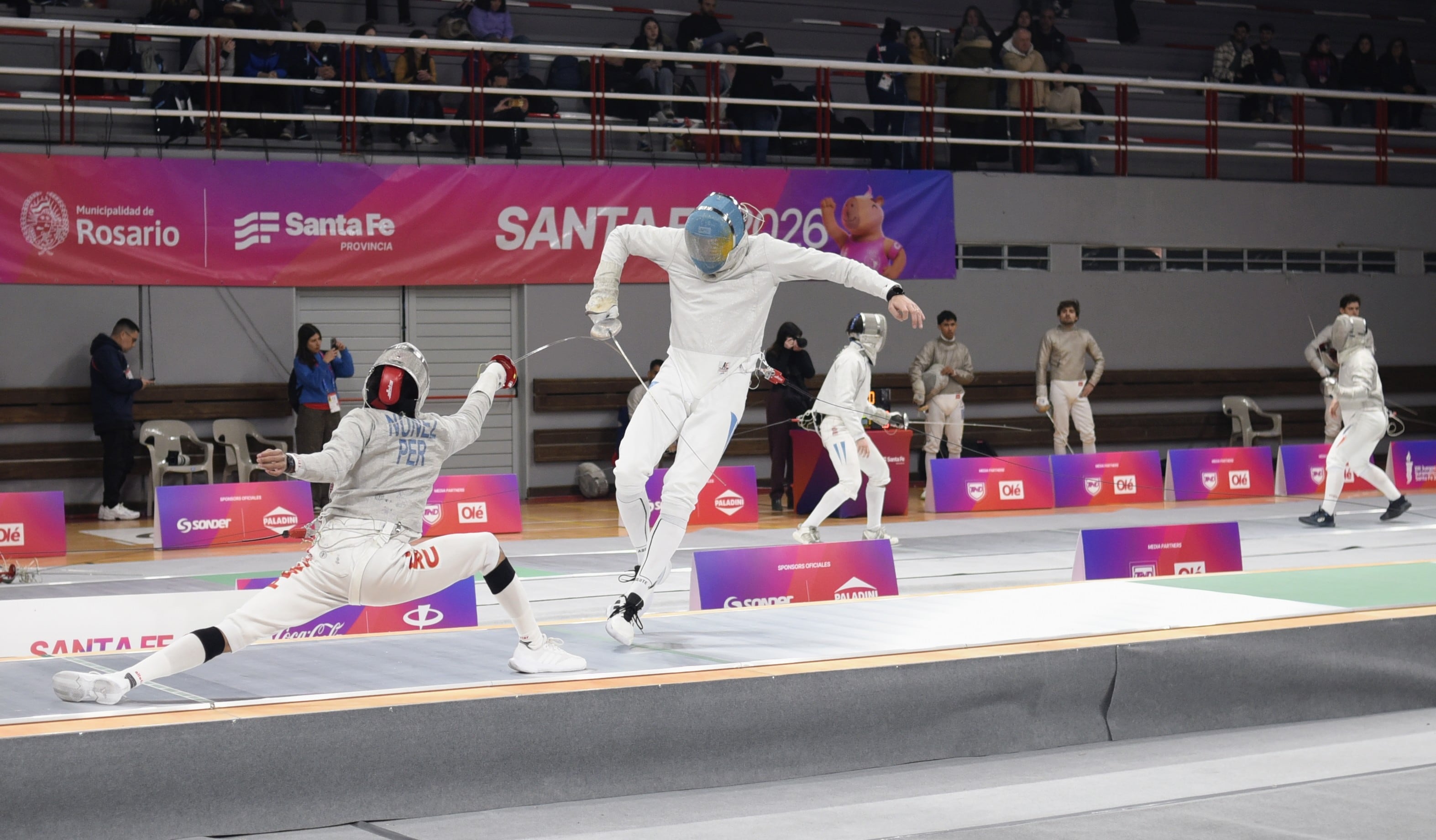 La esgrima es uno de los deportes que tiene actividad en los primeros días de los Juegos Suramericanos 2026