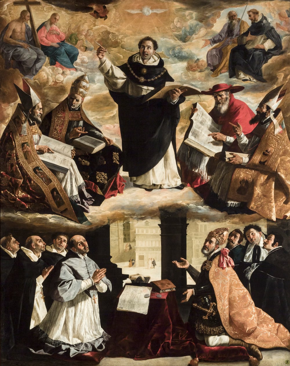 Apoteosis de Santo Tomás de Aquino de Francisco de Zurbarán.