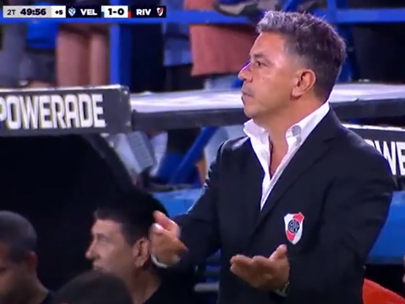 El irónico gesto de Marcelo Gallardo tras la derrota de River ante Vélez y los lapidarios números de su segundo ciclo