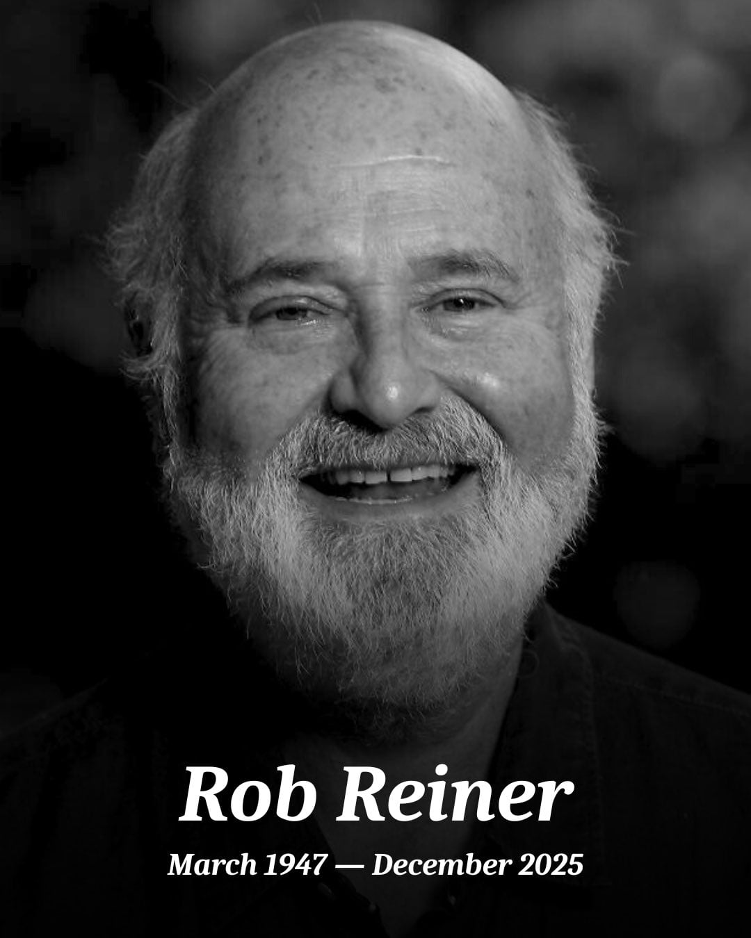 Se confirmó la muerte de Rob Reiner el domingo 14 de diciembre de 2025