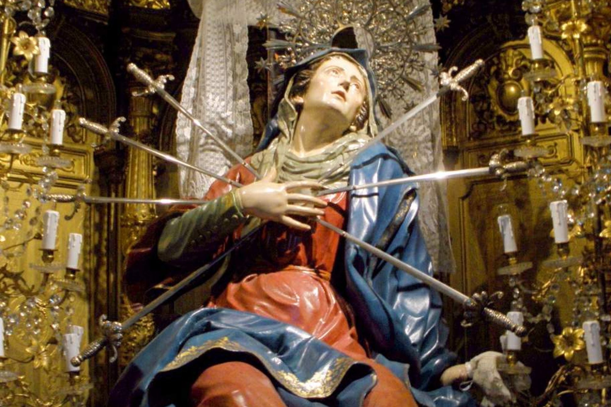 Cómo es la historia de la Virgen de los Dolores