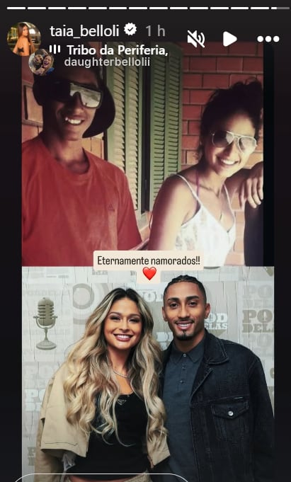 La pareja se conoce desde hace mucho tiempo