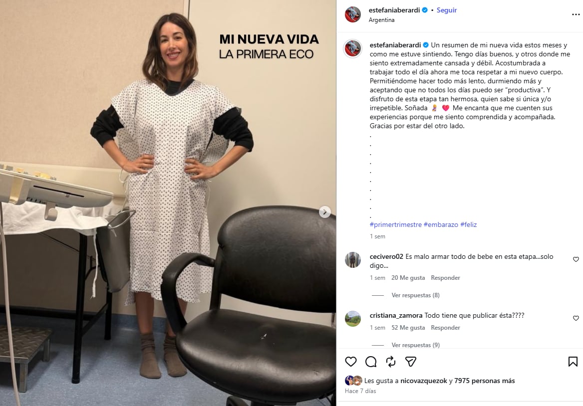 La nueva vida de Estefi Berardi
