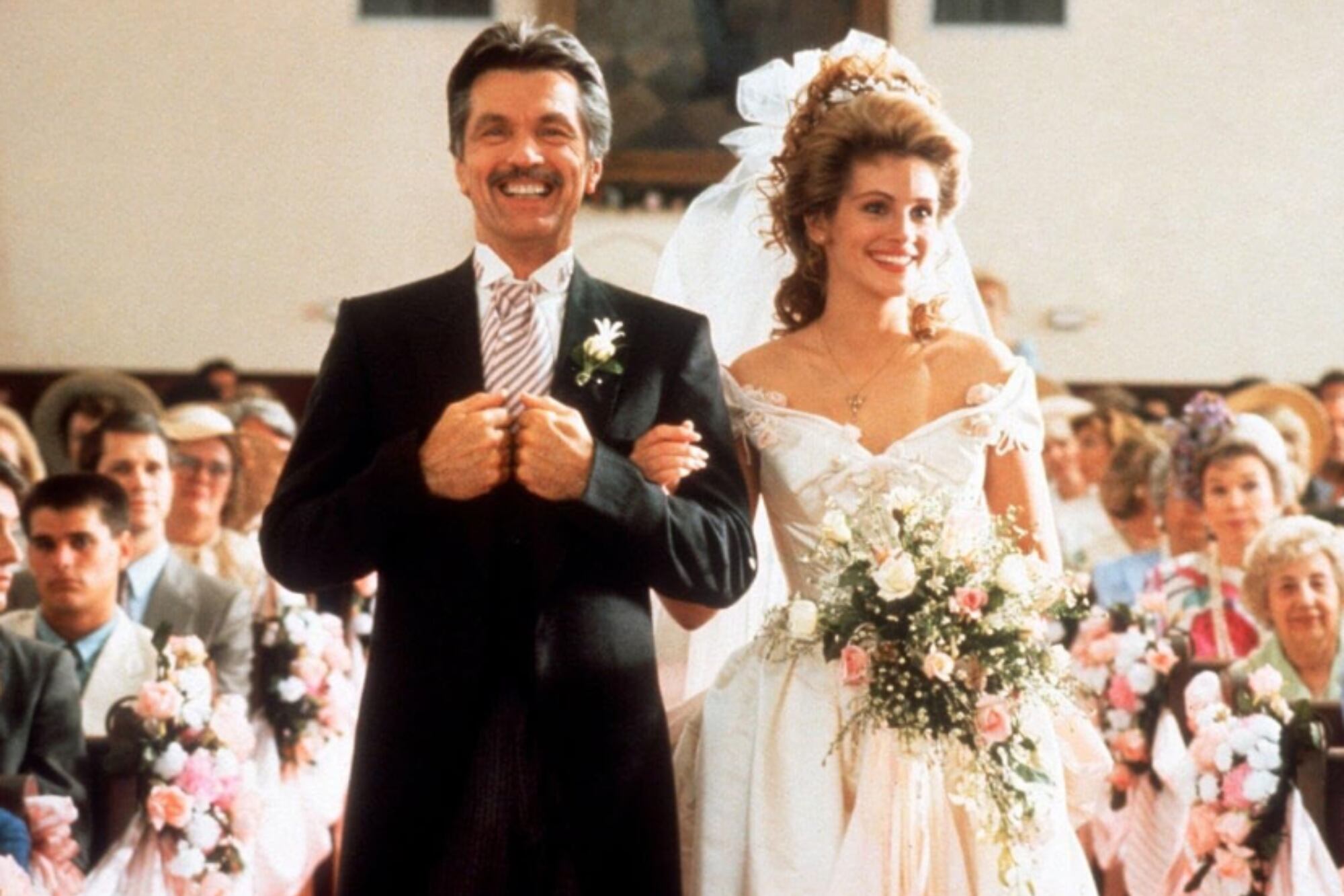 El vestido de novia de Shelby en Magnolias de acero (Foto: IMDb)