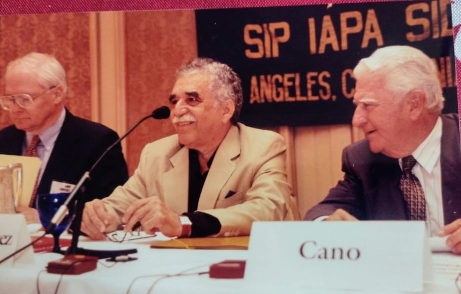 Gabriel García Márquez en la Asamblea de la SIP de Los Angeles 1996. Su histórico discurso sobre