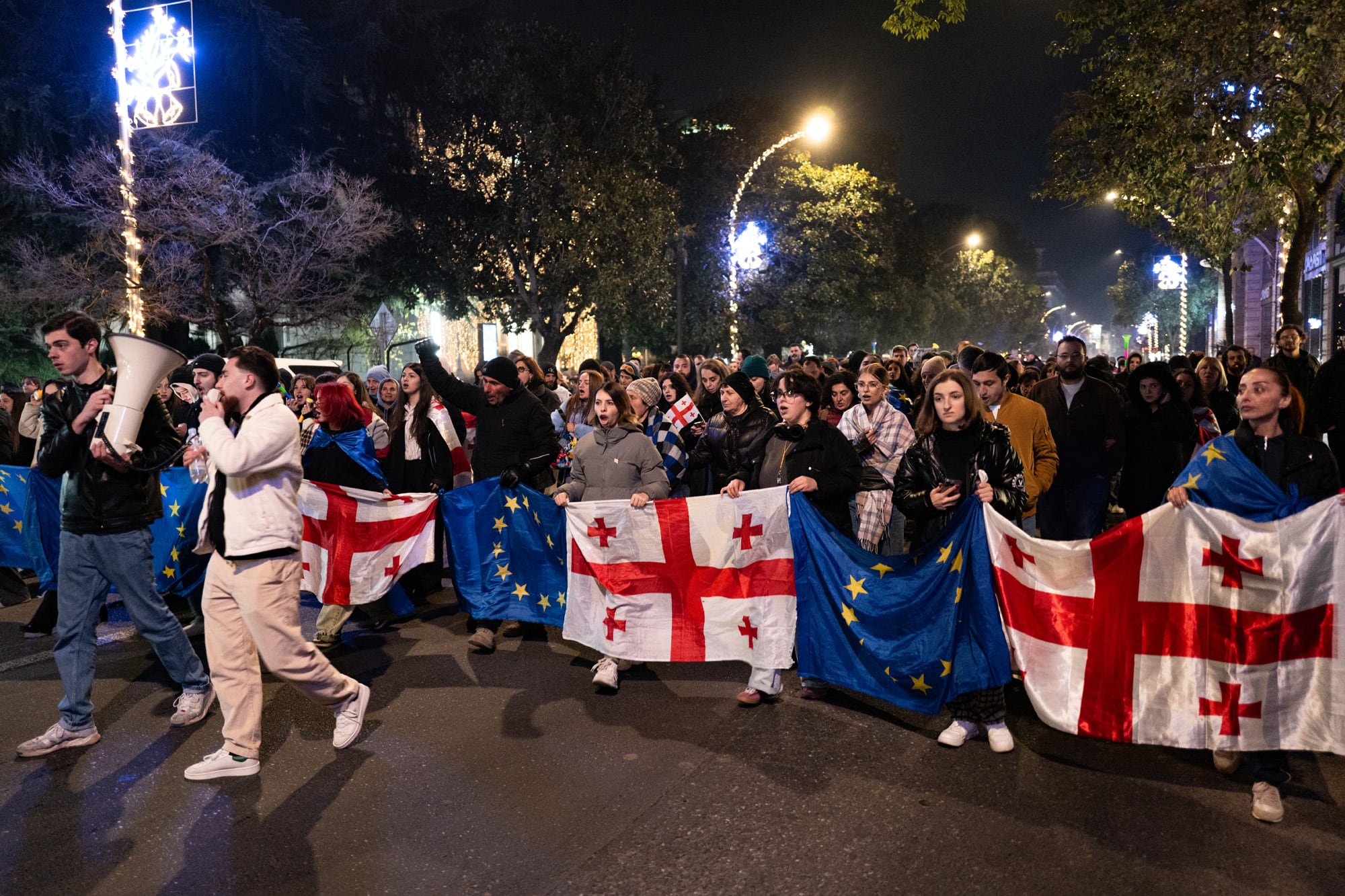 Marchas proeuropeas en Tiflis