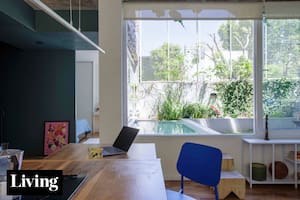 “Queríamos un departamento lo más parecido a una casa posible: con parrilla, jardín y pileta"