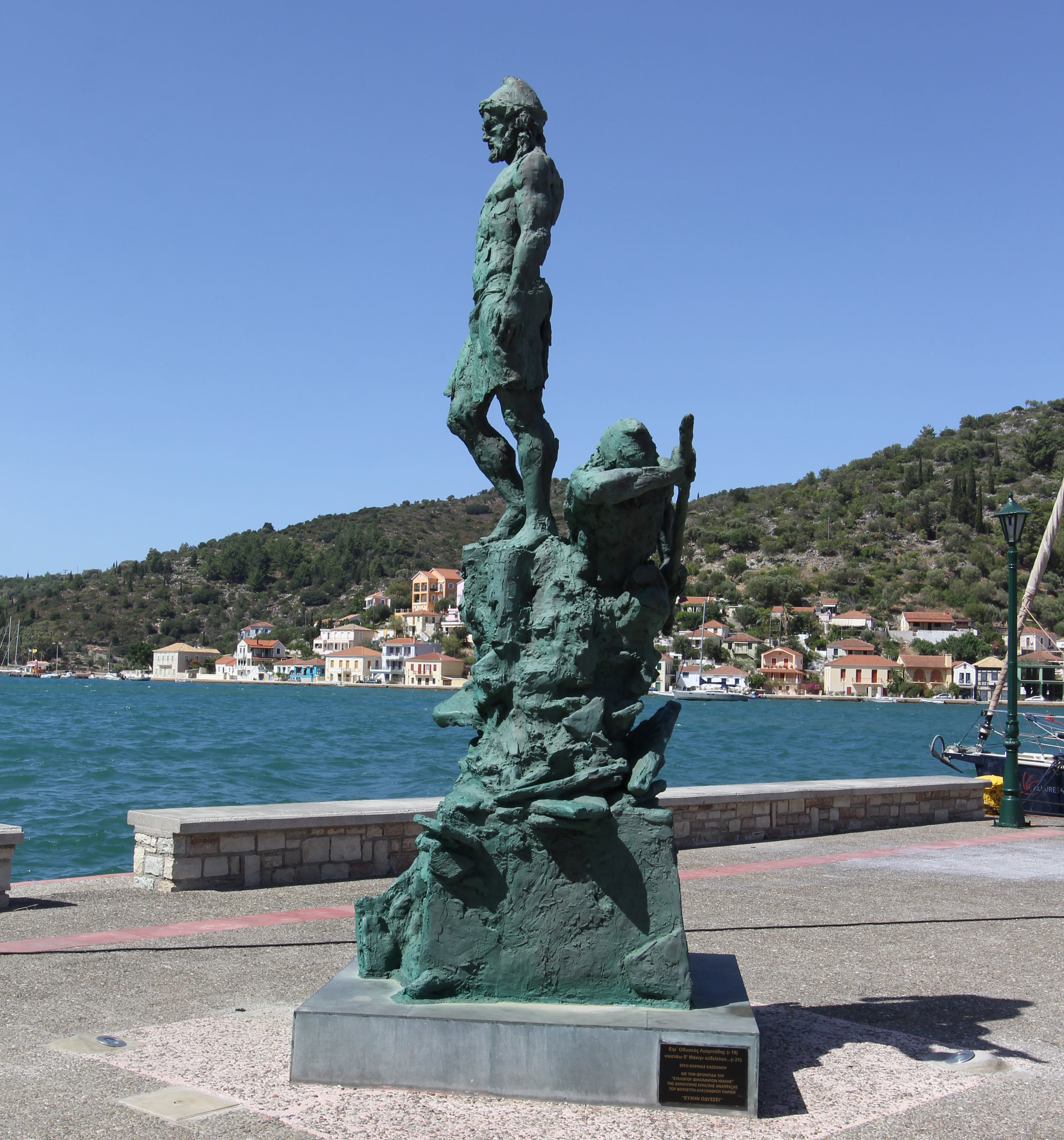 Monumento a Ulises mirando al mar
