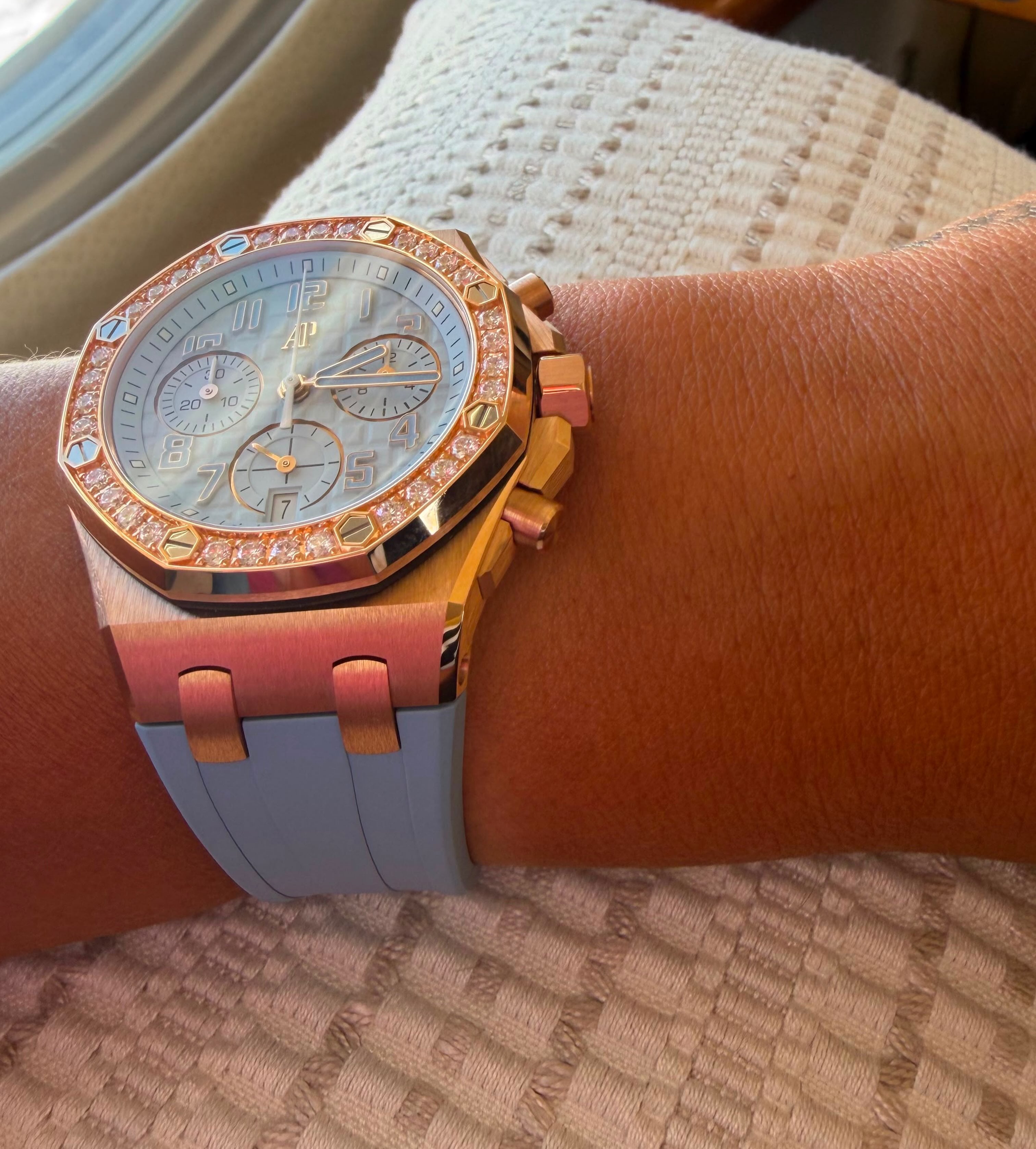 El lujoso reloj de Antonela Roccuzzo