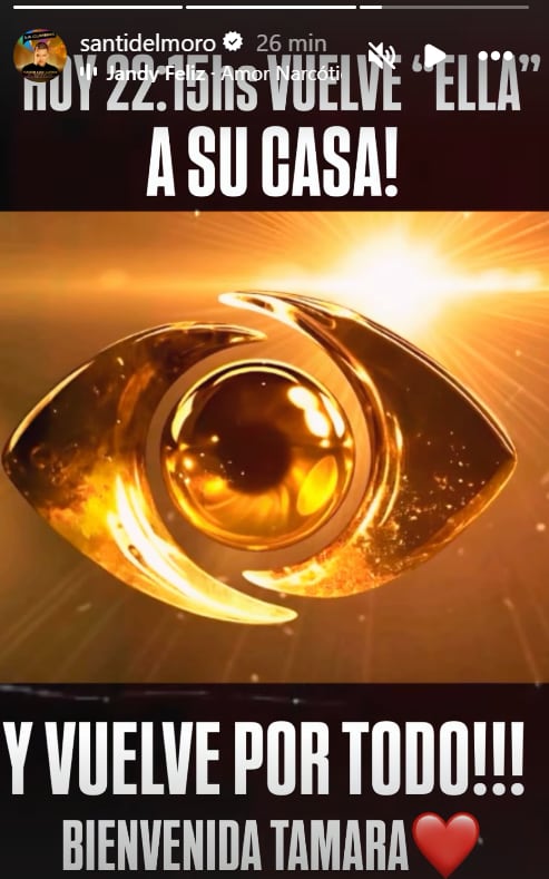 Tamara Paganini regresa a Gran Hermano después de 25 años