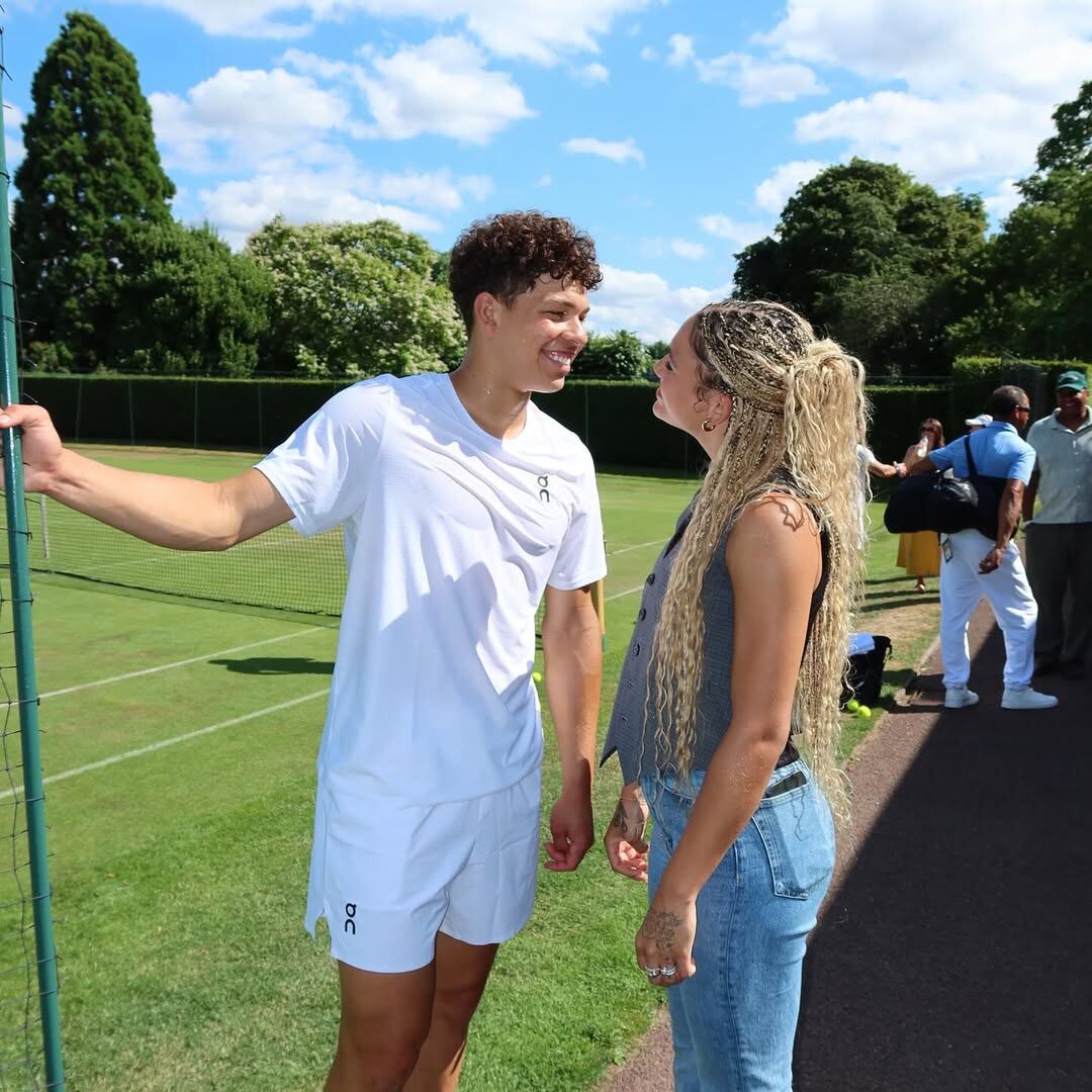 El tenista Ben Shelton y la futbolista Trinity Rodman