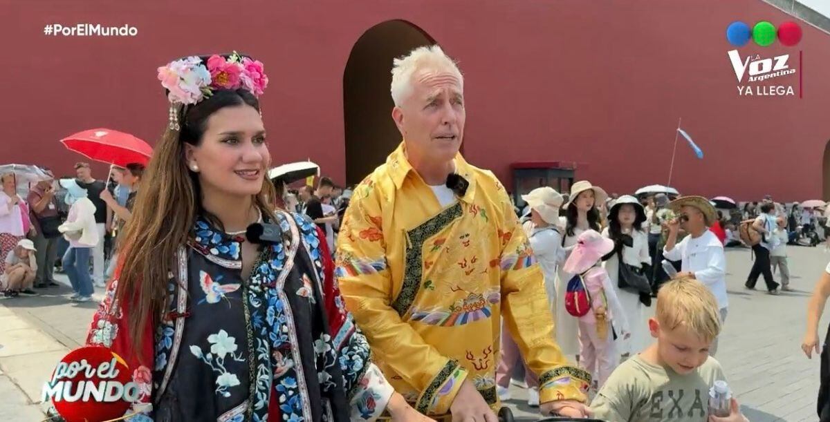 Marley, con Mirko, junto a Momi Giardina en China