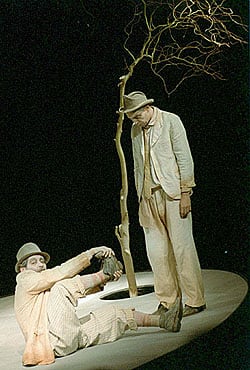 Esperando a Godot, con Patricio Contreras y Pompeyo Audivert, en la recordada puesta de Leonor Manso