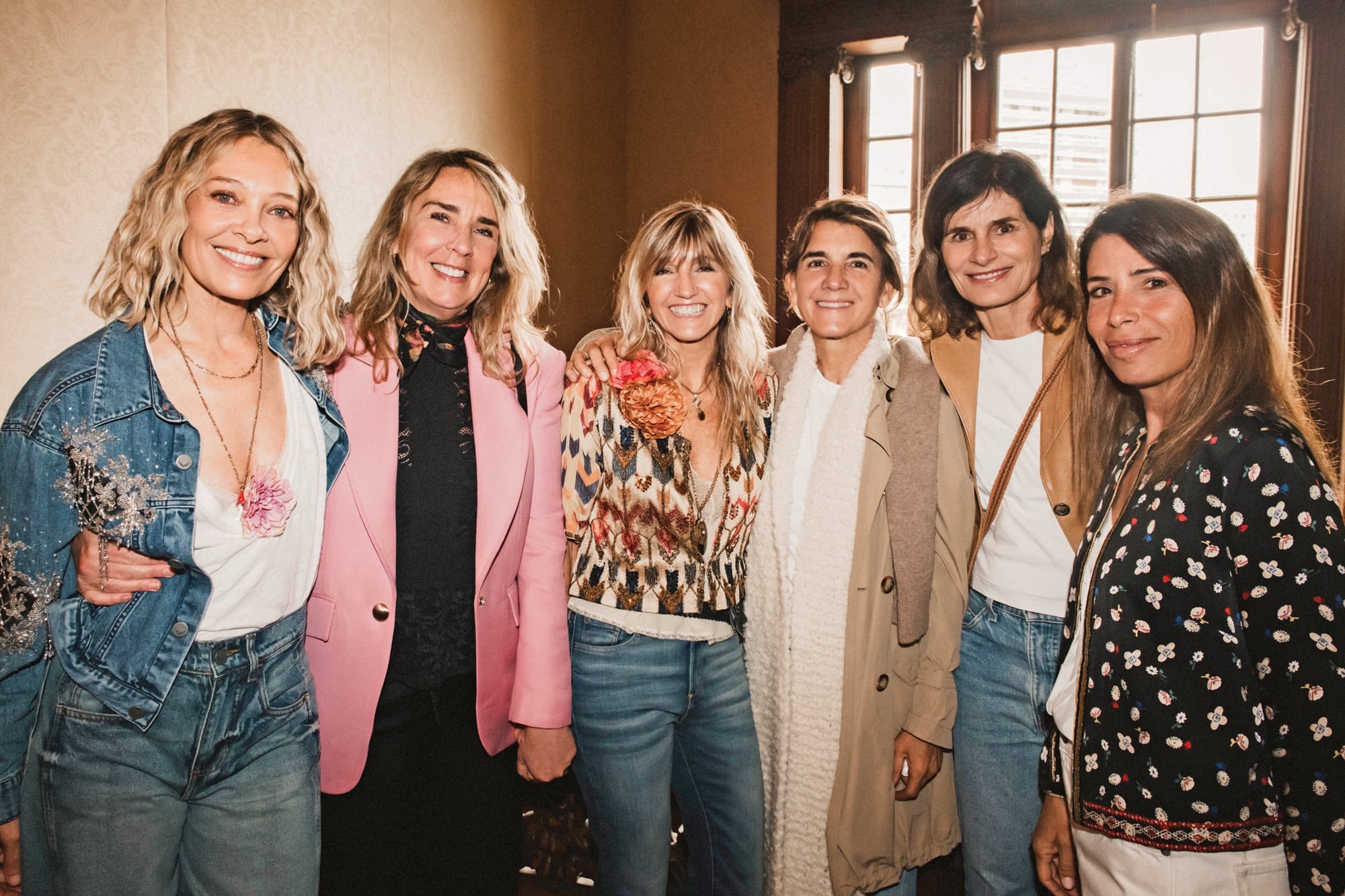 Sol Acuña, Milagros Resta, Josefina Helguera, Carolina Eiras y las hermanas Paula y Lulu Cahen d’Anvers