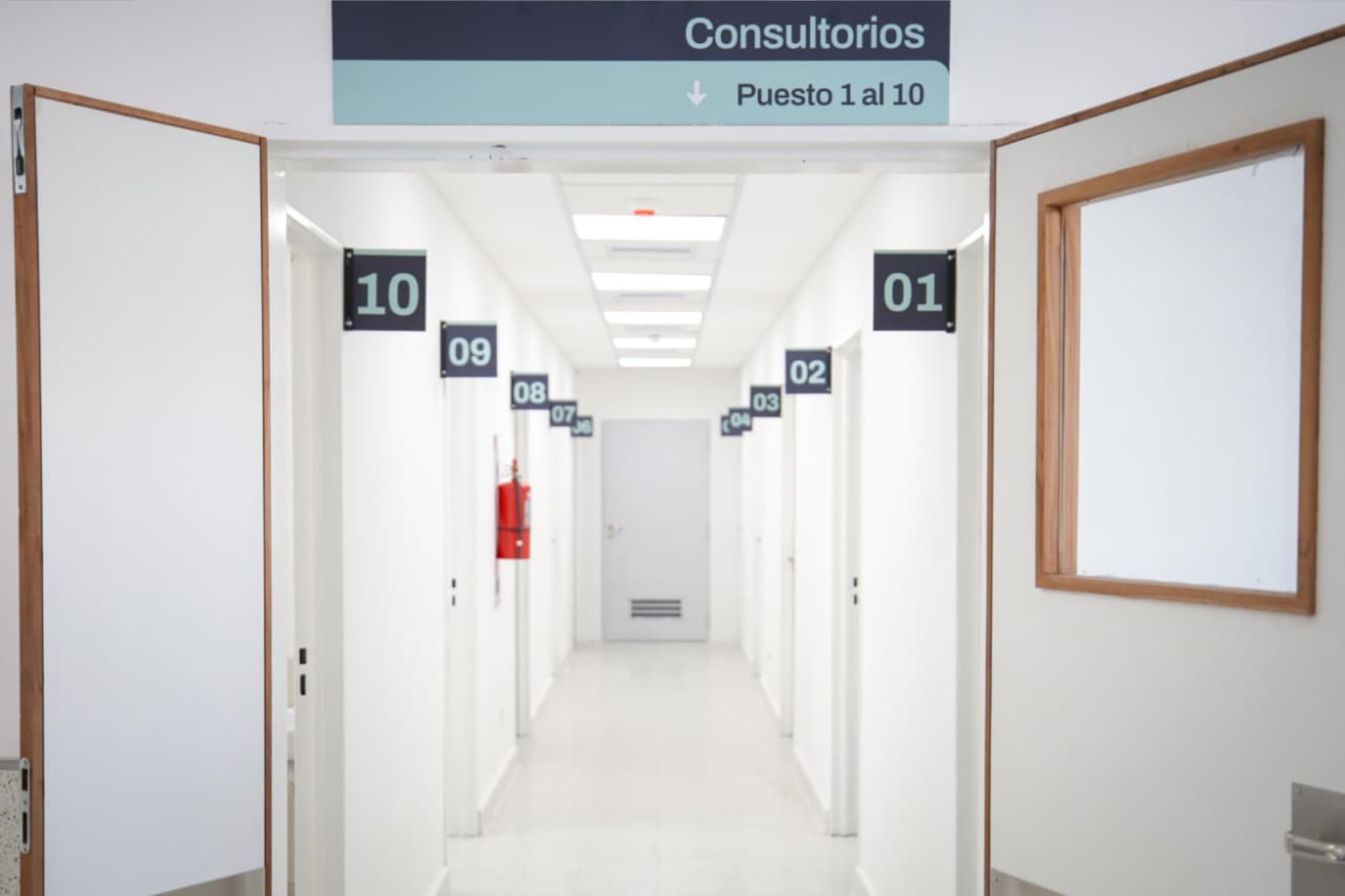 Los consultorios del centro de diagnóstico de Villa Urquiza