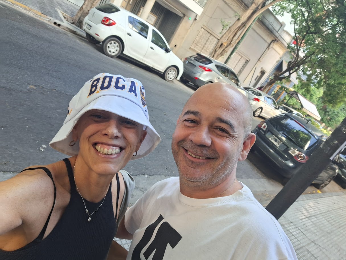 Malvina y su fanatismo por Boca.