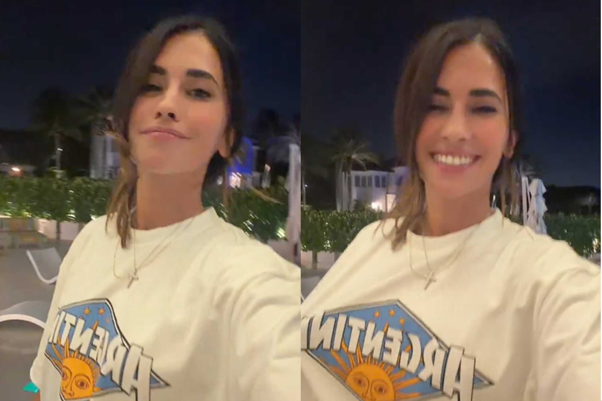 Antonela Roccuzzo revolucionó las redes con su festejo “bien argento” tras el pase a la final de Mundial 6 Anto Roccuzzo publicó un video bailando para celebrar el triunfo de la selección argentina (Foto: TikTok @antonelaroccuzzo)