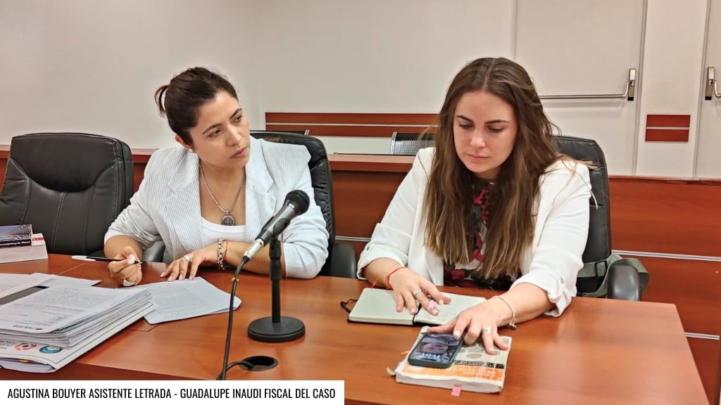 Agustina Bouyer, asistente letrada, y Guadalupe Inaudi, fiscal del caso, pidieron la prisión preventiva de ambos sospechosos