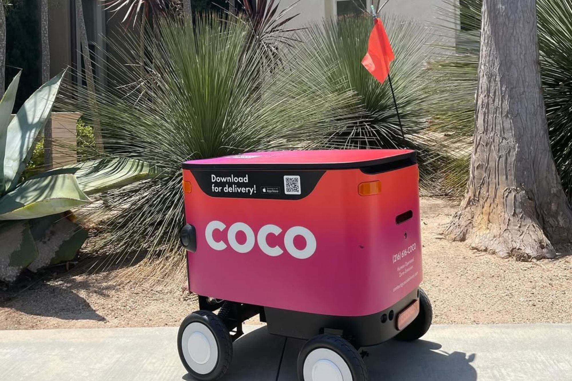 La circulación de Coco en entornos urbanos plantea desafíos relacionados con la seguridad y la convivencia con peatones y vehículos. Foto: @coco.robot.