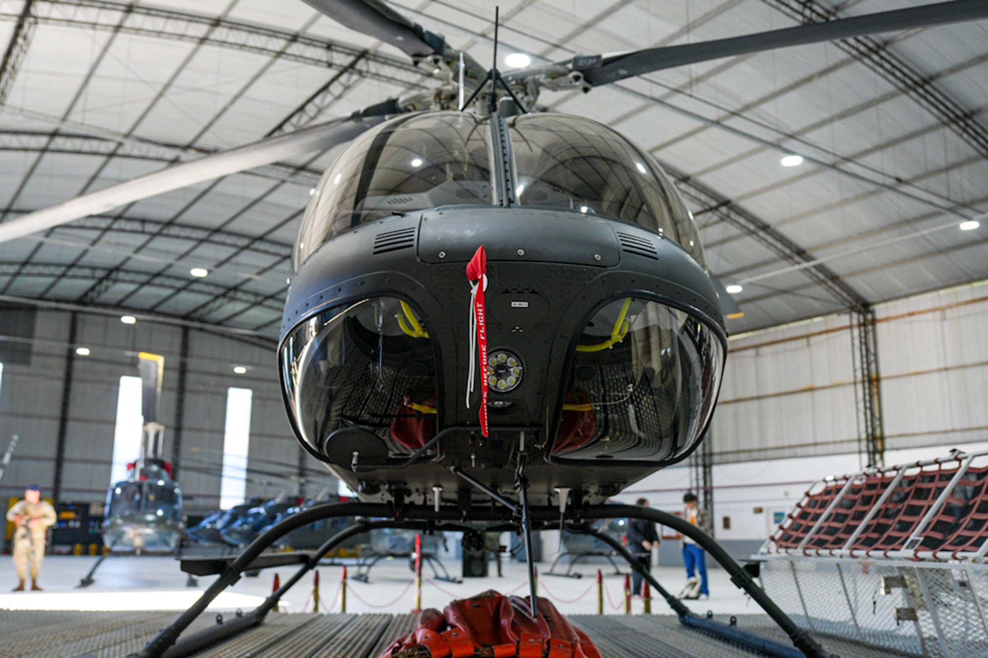 El helicóptero Bell 407GXi presentado en Campo de Mayo