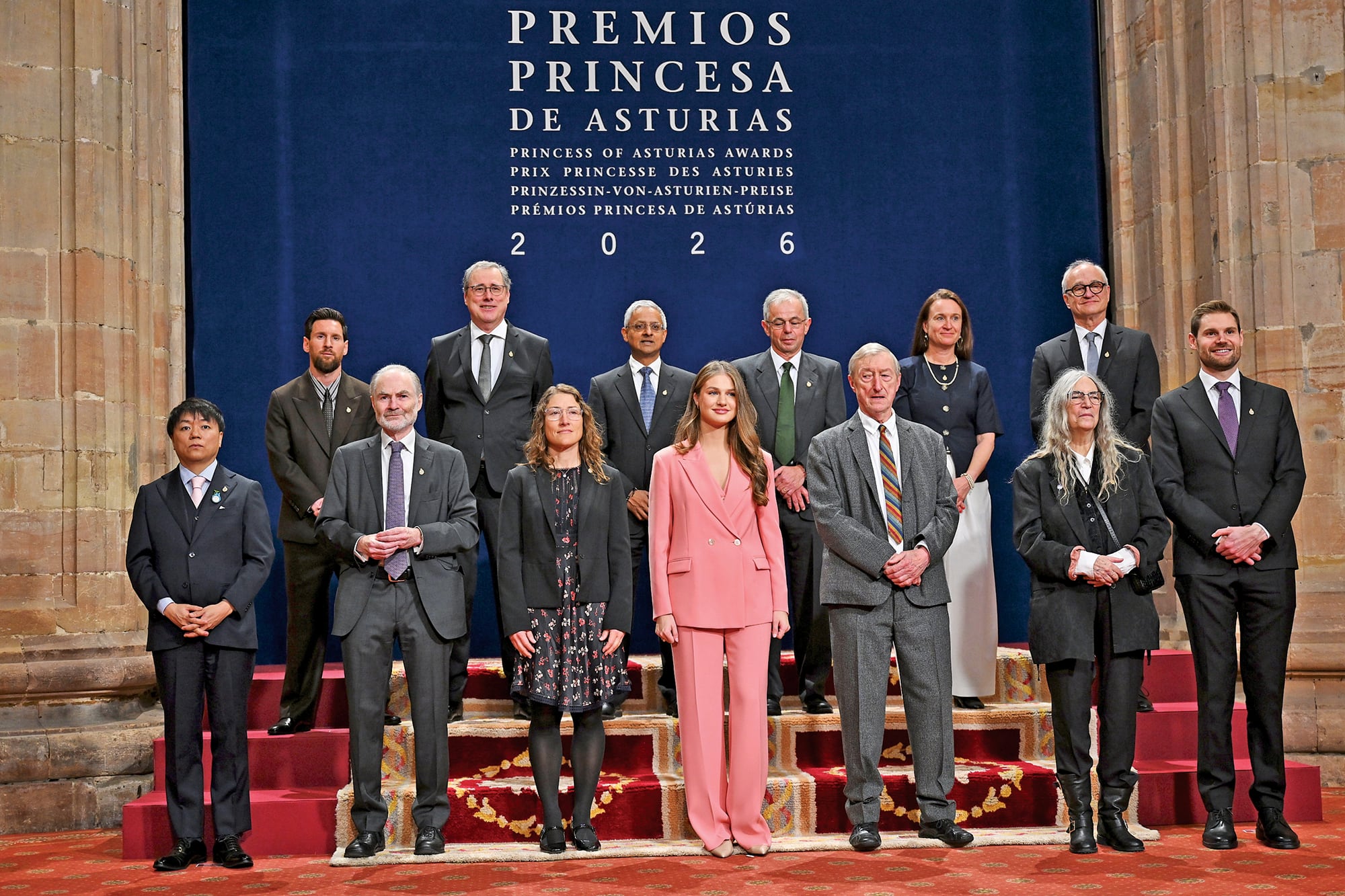 La foto de la princesa de Asturias con los ganadores