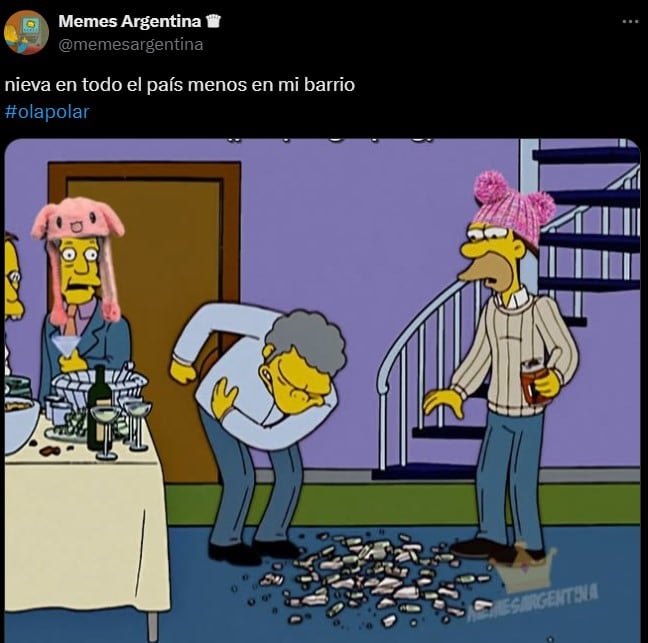 Los memes referidos a la llegada de la ola polar