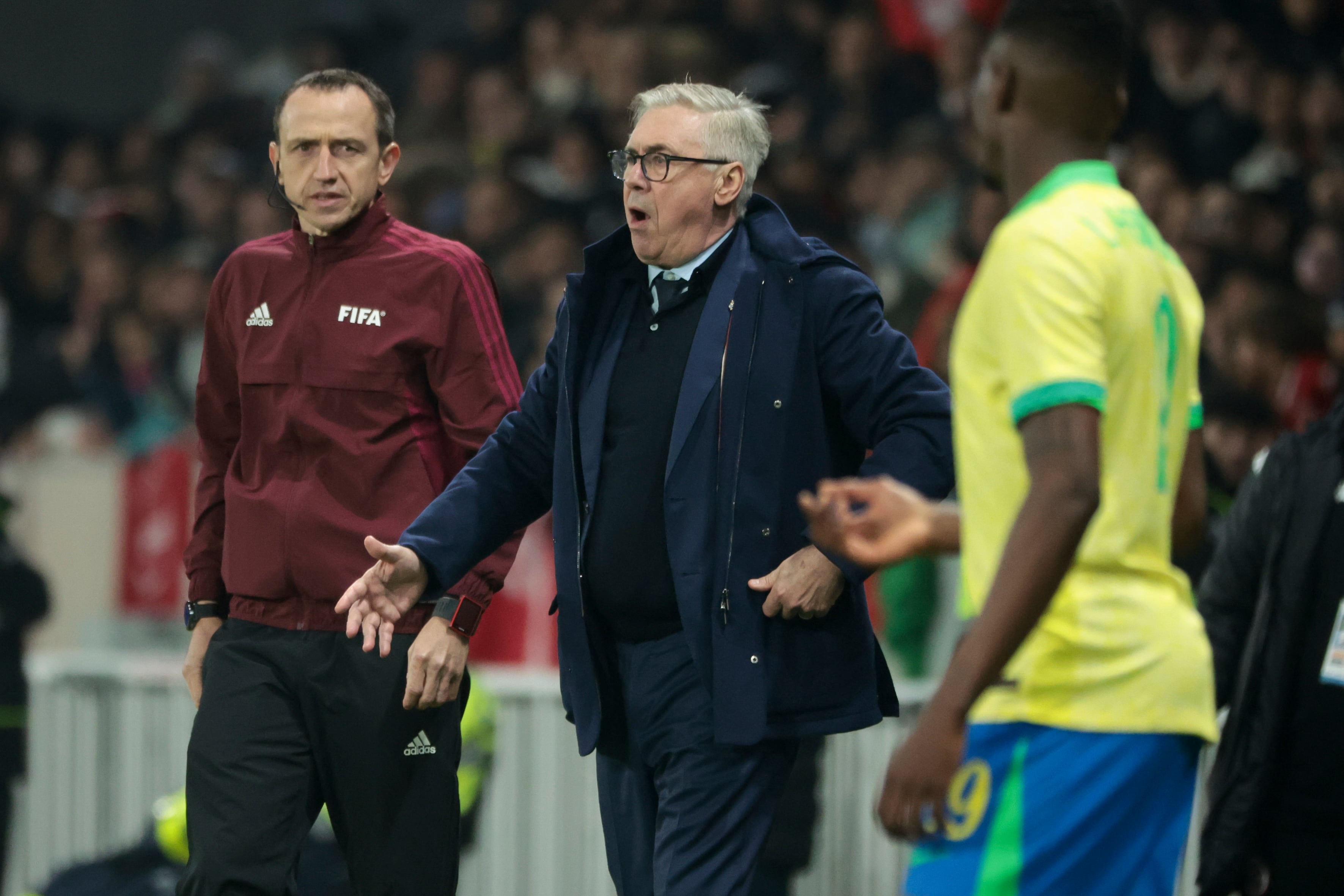 Carlo Ancelotti tuvo que responder por la ausencia de Neymar Jr. en la lista de convocados de Brasil para la fecha FIFA de marzo