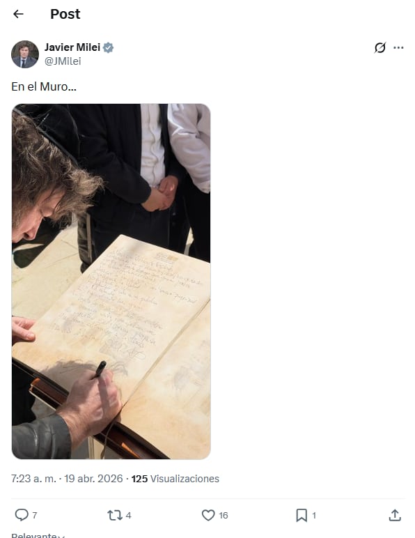 Es la tercer visita del presidente a Israel