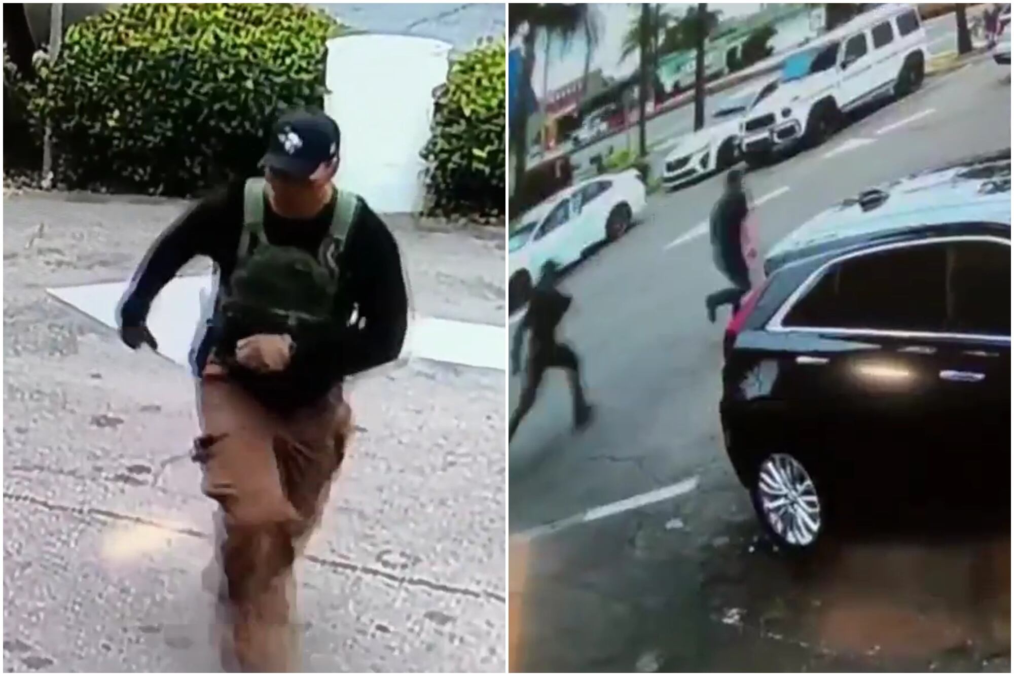 Los agentes de migración corrieron detrás de los empleados en un lavadero de autos