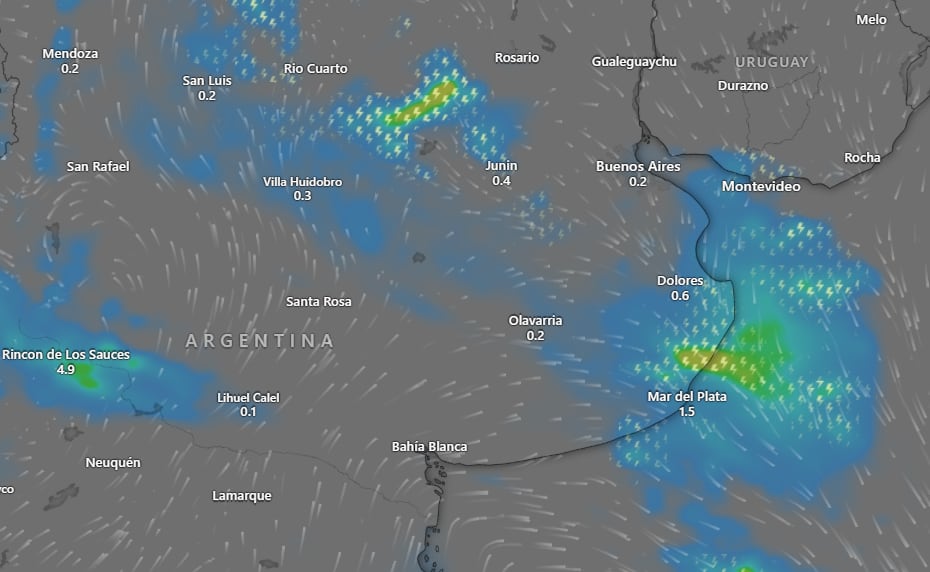 Qué día llueve en CABA