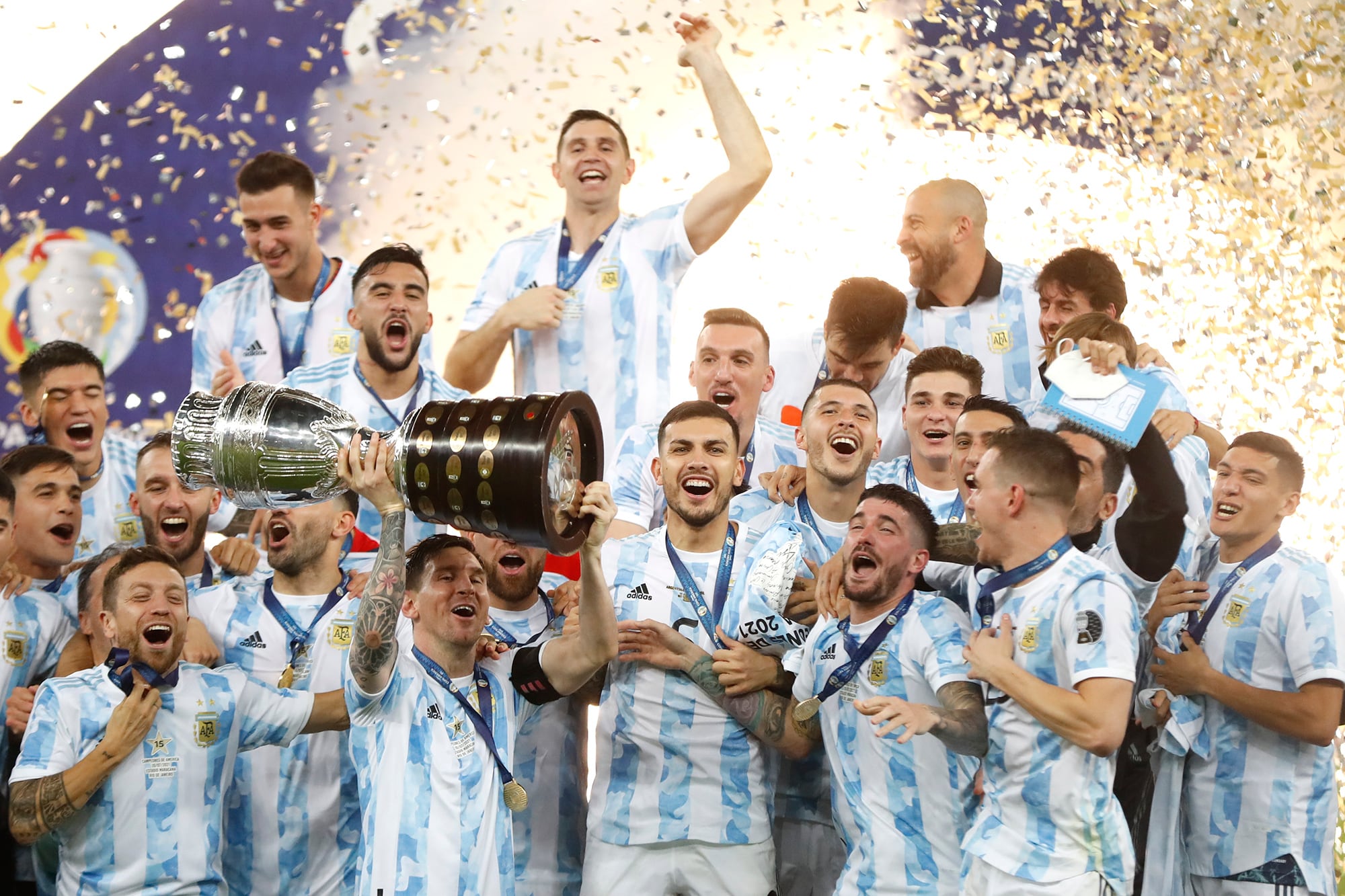 El 10 de julio la selección argentina le ganó a Brasil en el Maracaná y se consagró campeón de América