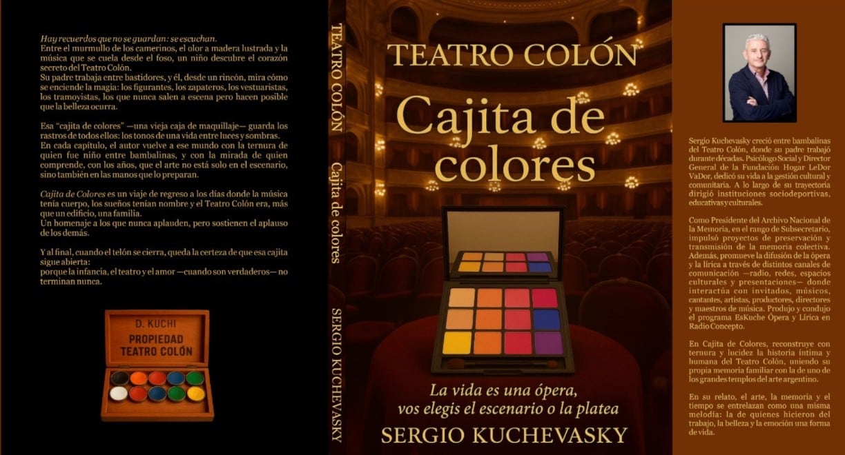 Cajita de colores, el libro de Sergio Kuchevasky sobre su infancia en el Teatro Colón