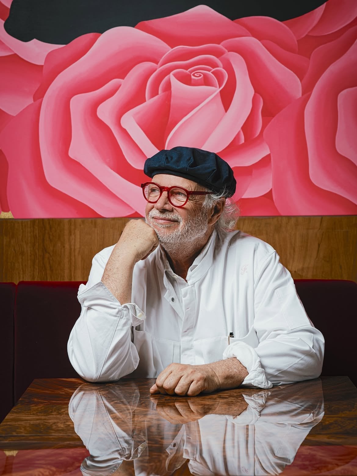 Mallmann, en su restaurante en Nueva York