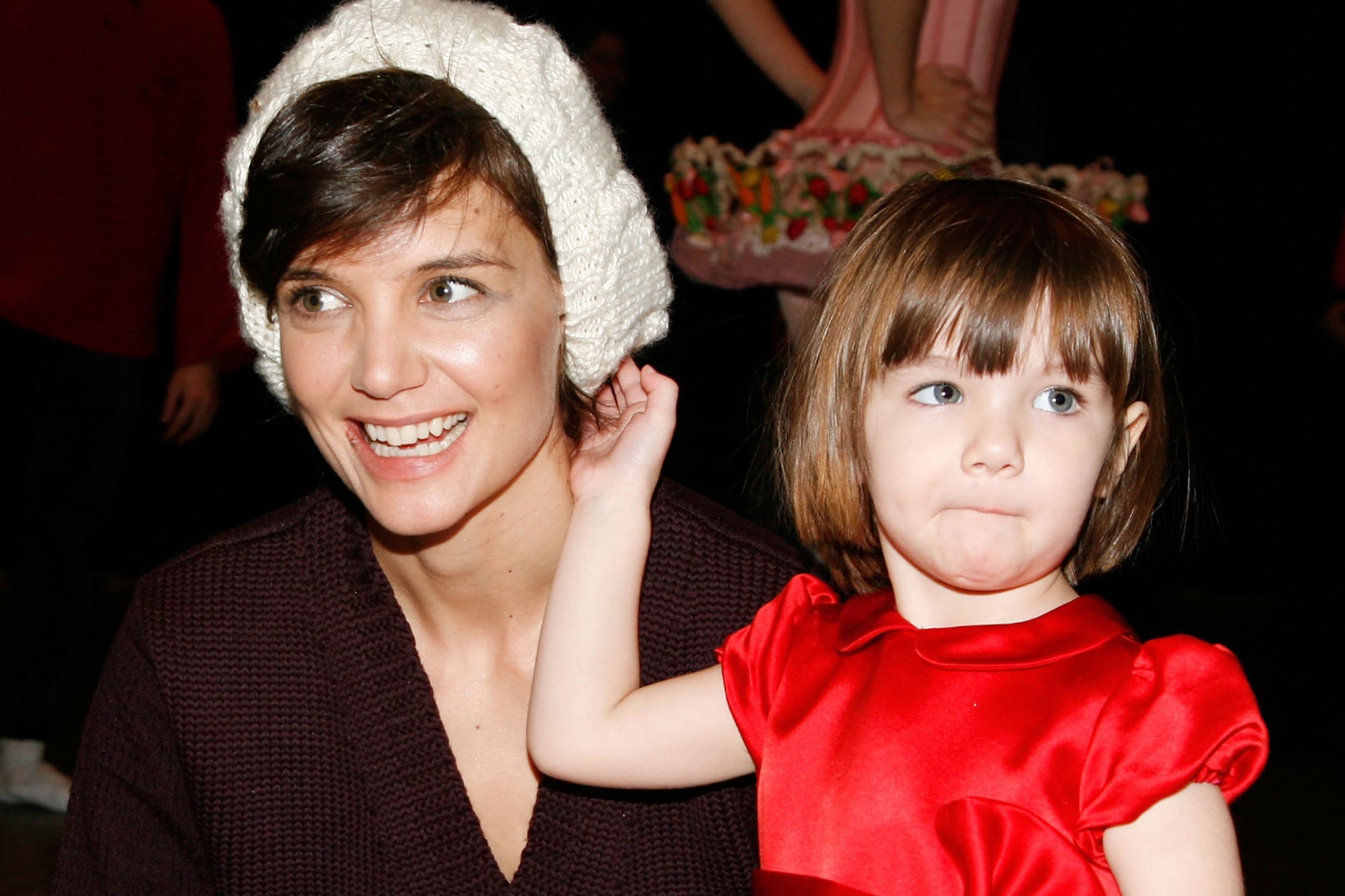 Madre e hija, en diciembre de 2008