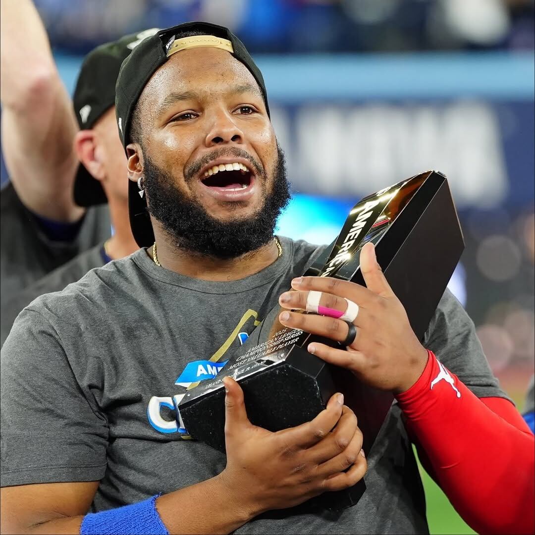 Vladimir Guerrero Jr. fue el MVP de la Liga Nacional (Instagram @supervlad27)