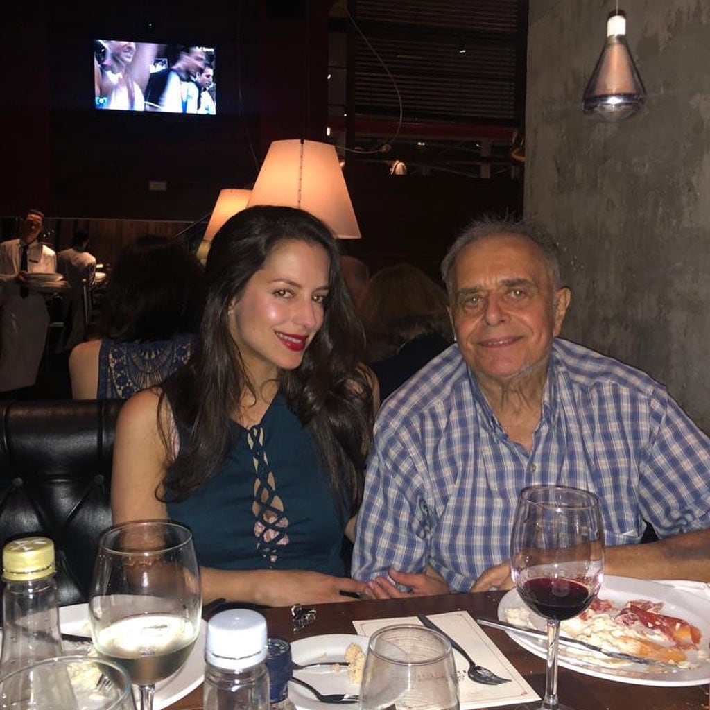 Camila y su padre, Sergio Velasco Ferrero