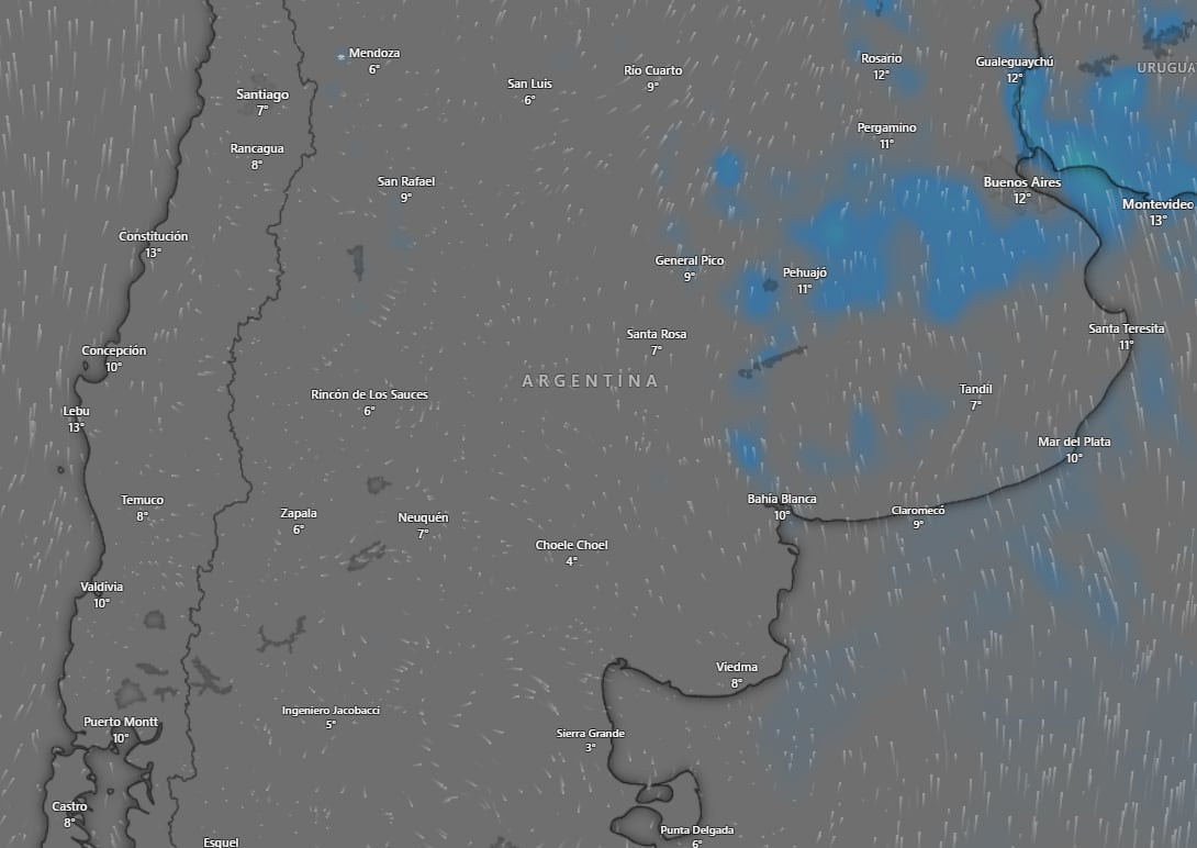 El pronóstico del tiempo para este domingo 25 de octubre en todo el país