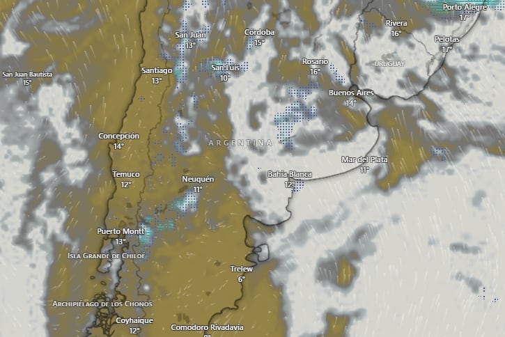 Se aproxima un nuevo frente que provocará altibajos en la temperatura, nubosidad variable y lloviznas en medio del avance del Súper Niño: las zonas afectadas