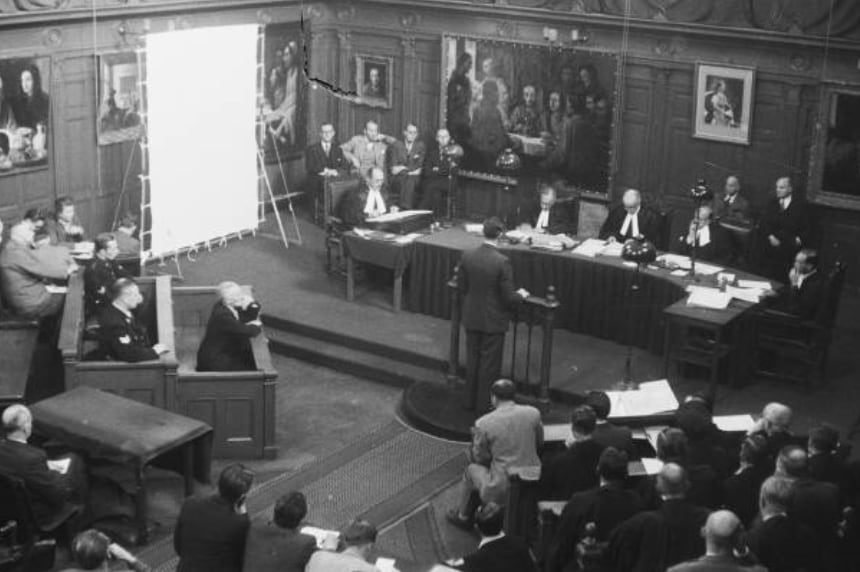 En 1947 se hizo el juicio en donde el artista tuvo que demostrar, pintando, que el cuadro vendido a los nazis era una falsificación (Foto: Getty Images)