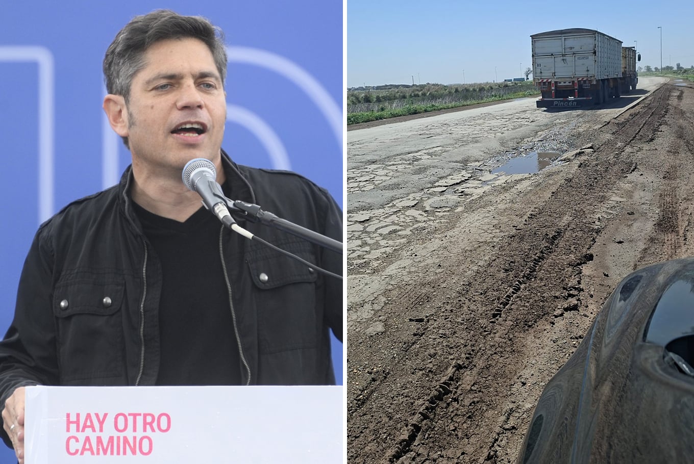 “Es un desastre”: una ruta tiene 156 pozos en pocos kilómetros y el gobierno de Kicillof prometió taparlos