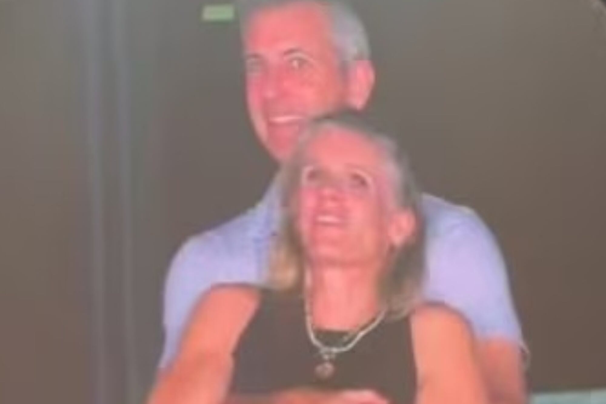 El momento en el que Andy Byron y Kristin Cabot fueron capturados infraganti (Foto: Captura)