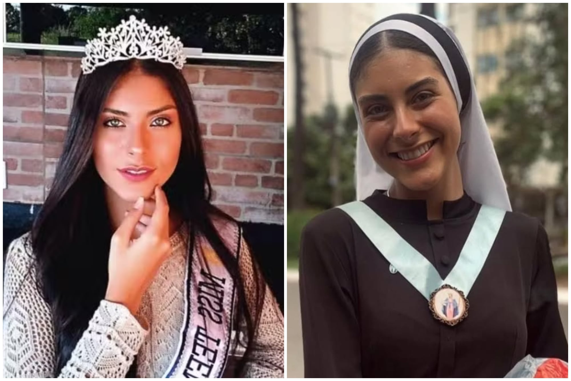Triunfaba como modelo y fue Miss Brasil, pero pegó el volantazo y se convirtió en monja
