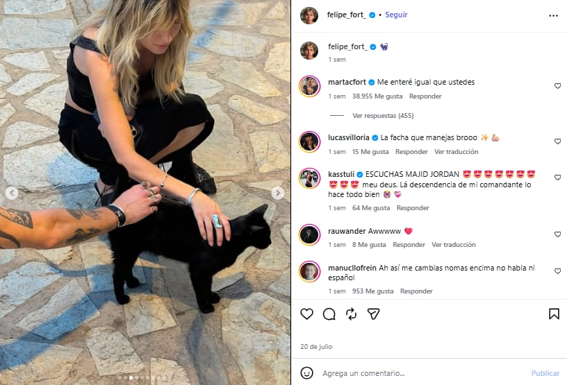 Marta Fort reaccionó a la nueva relación amorosa de su hermano (Foto: Instagram @merneis)